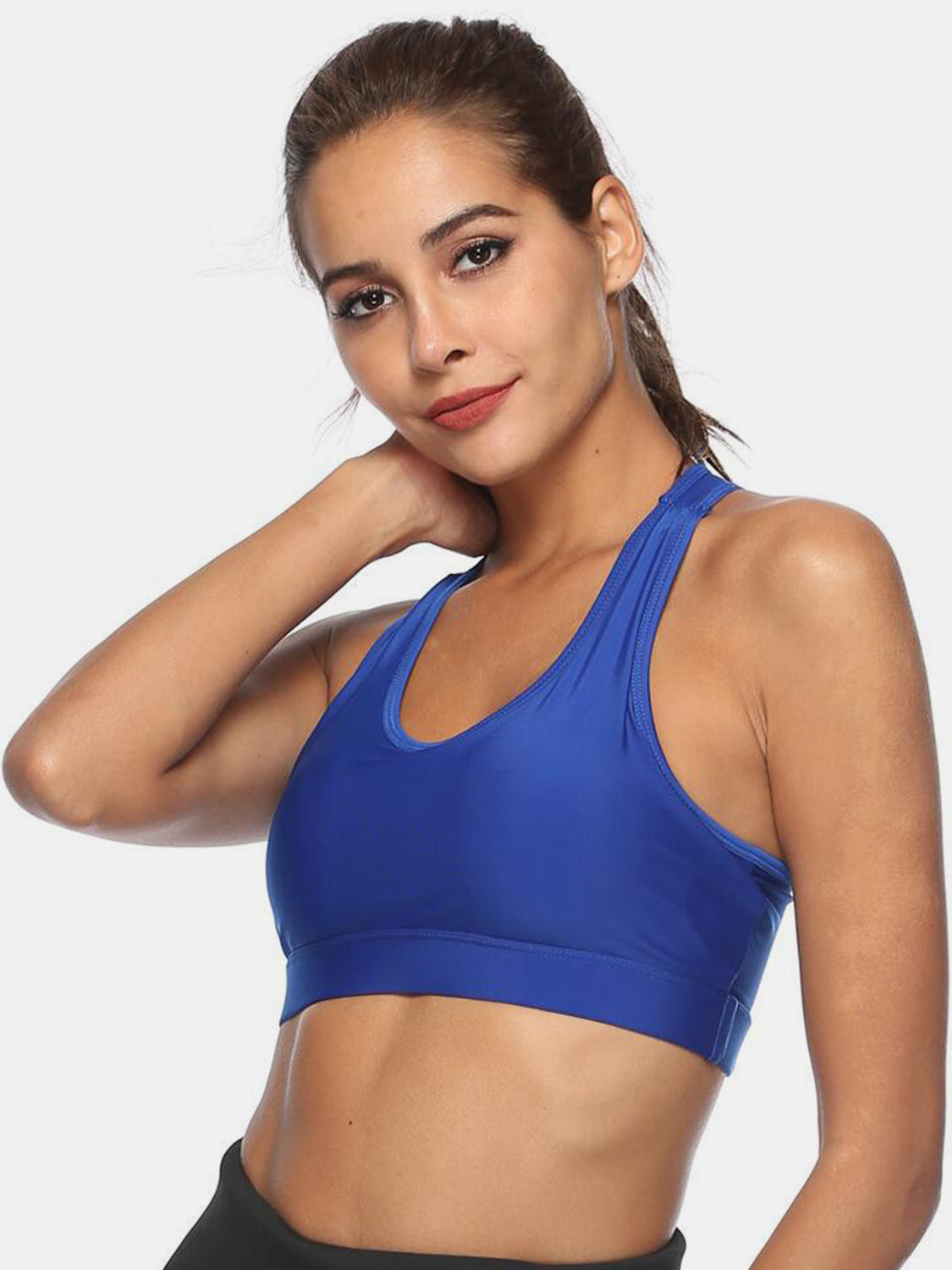Versatile Active Tank w/ Cutout Scoop Packet Neck