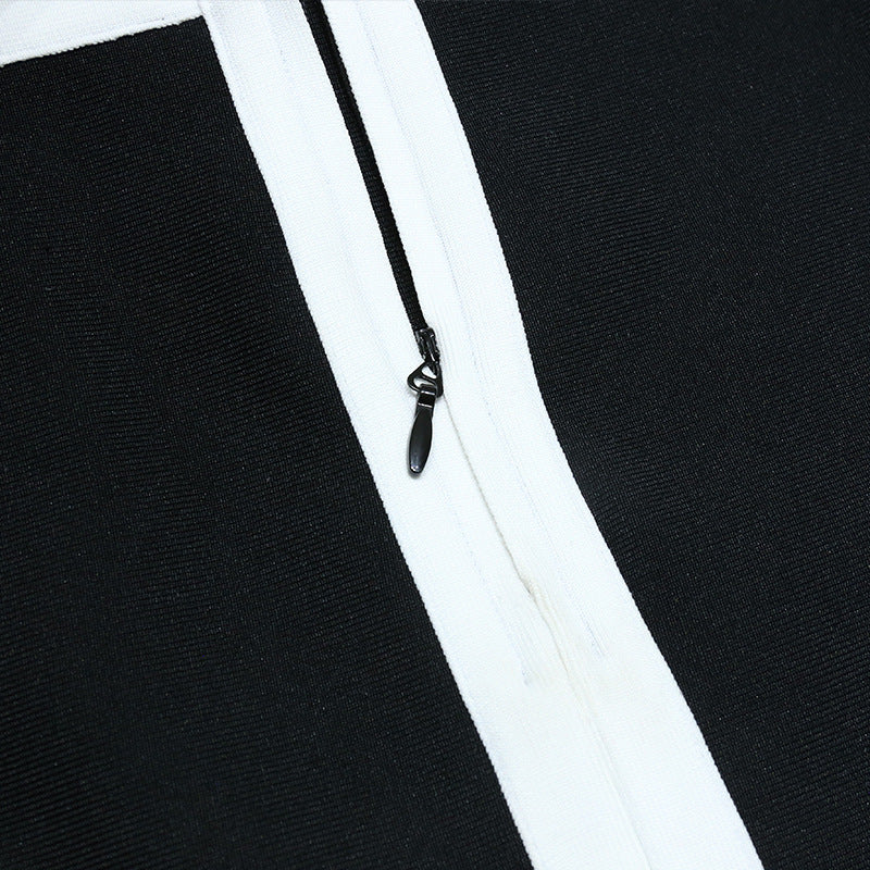 Backless Strapless Bow Detail Mini Dress