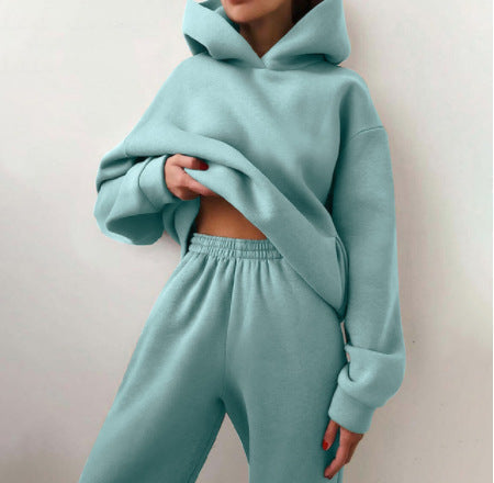 EasyGo Hoodie Drawstring Trouser Two-Piece