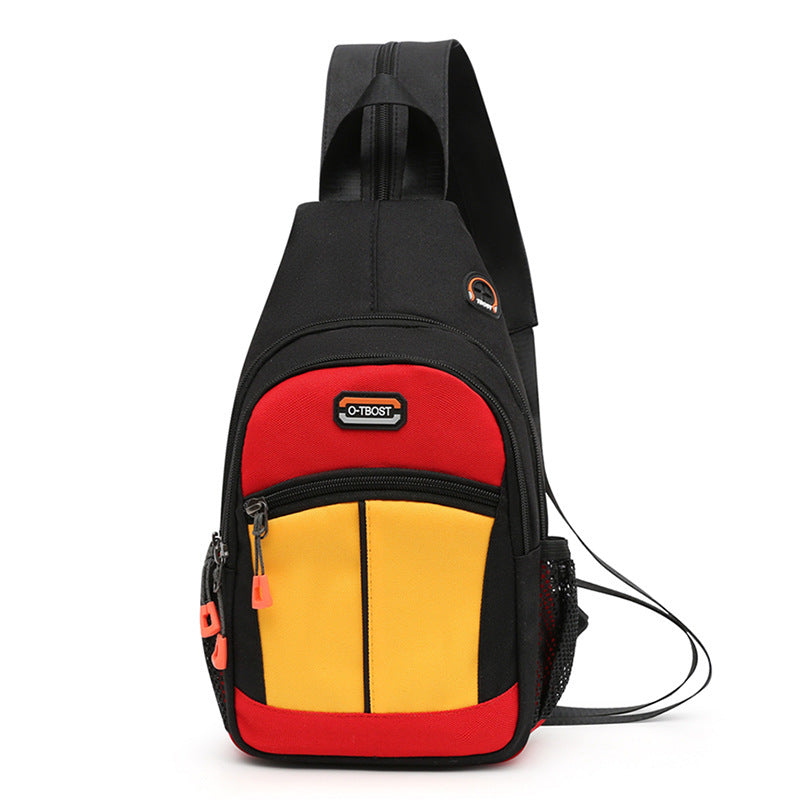 Oxford Sport Backpack Shoulder Bags with USB Design