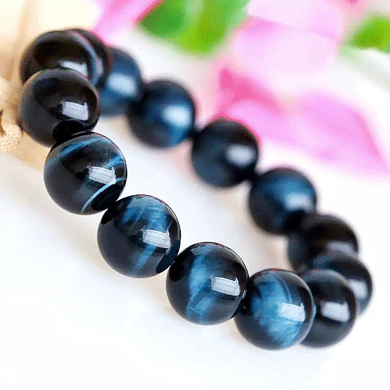Blue Stone Tiger Eye Bracelet