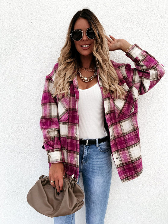 Retro Blaze Plaid Shirt