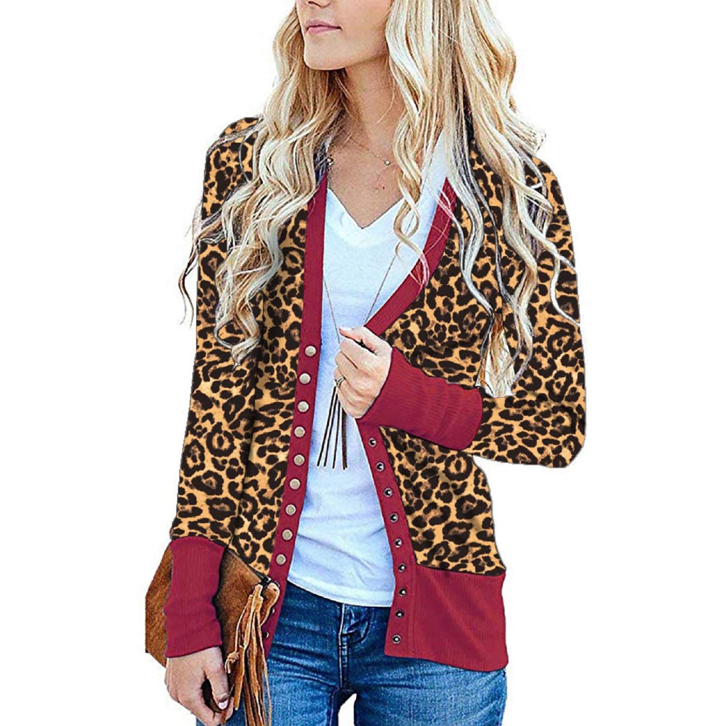 Bohemian Flair Leopard Print Cardigan
