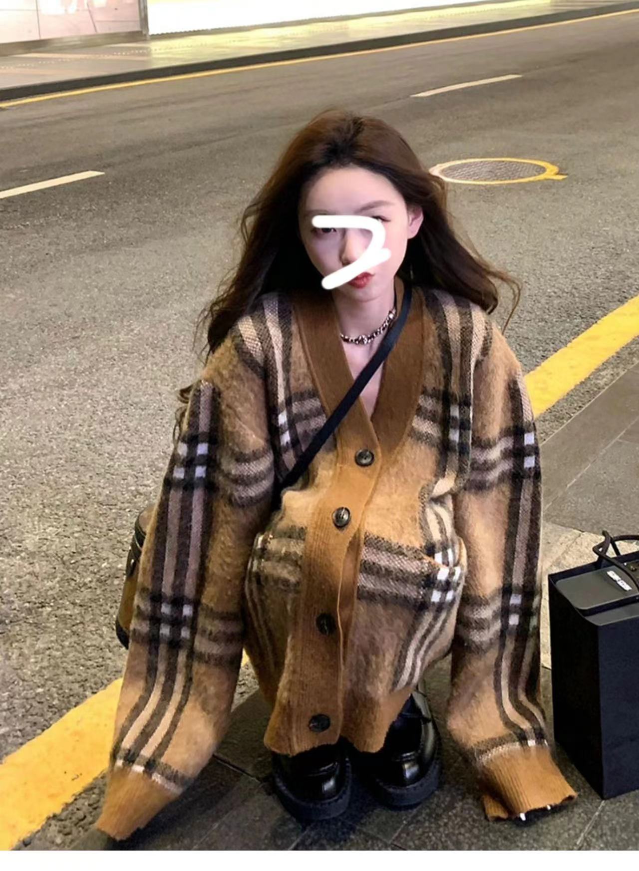 Checkmate Over-Sized Cardigan Jacket