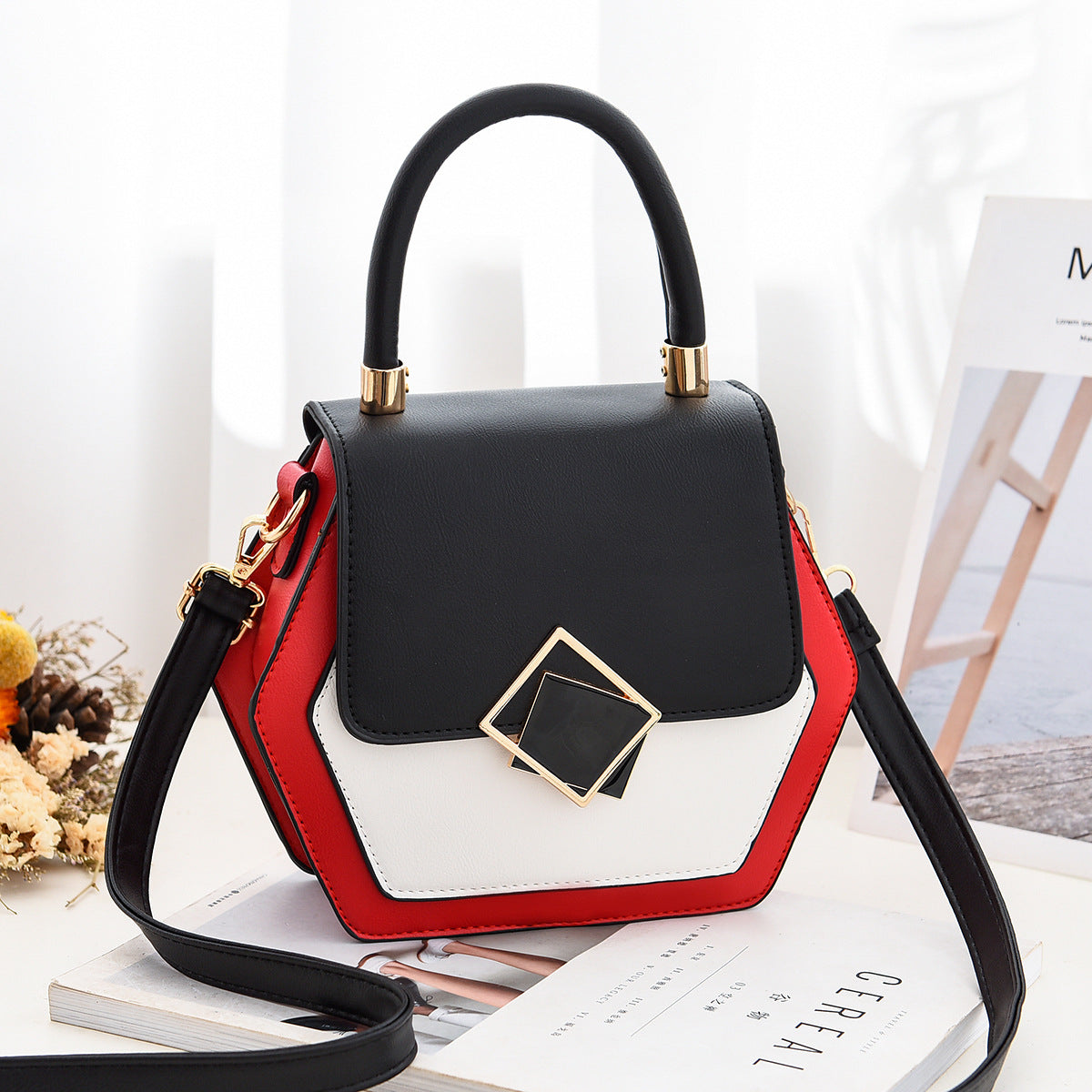 Unique & Stylish Women's Single Shoulder Diagonal Handbag.