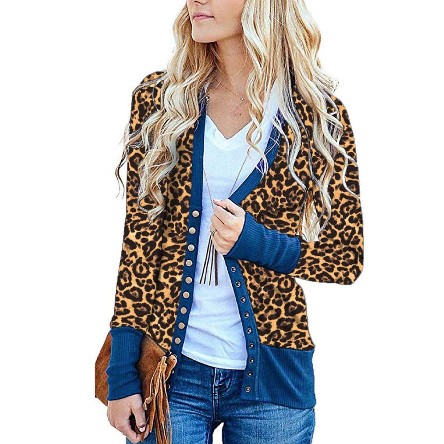 Bohemian Flair Leopard Print Cardigan