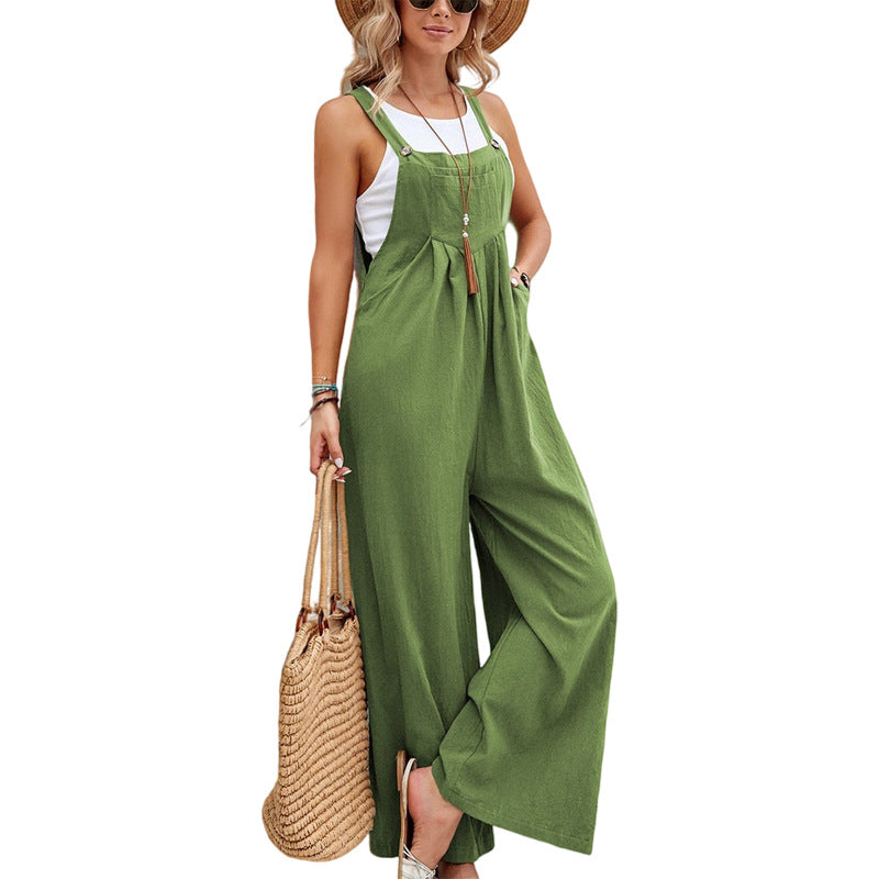 Wanderlust Loose Bib Pants JUMPSUITS & ROMPERS With Pockets