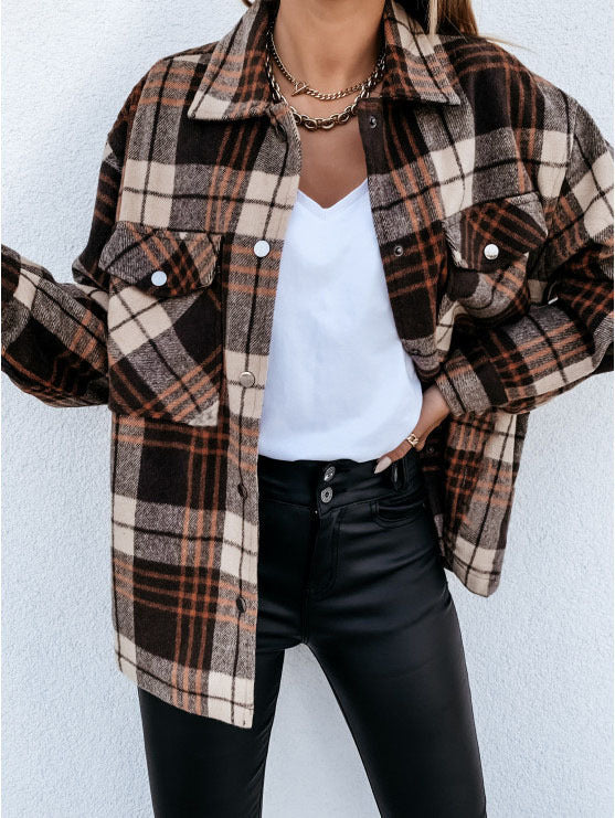 Retro Blaze Plaid Shirt