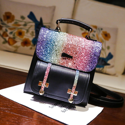 Boston Style Sequins Backpack