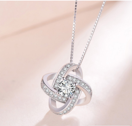 925 Sterling Silver Forever Heart CZ 4 Piece Matching Gift Set - Pendant, Necklace, Earrings, Bracelet.