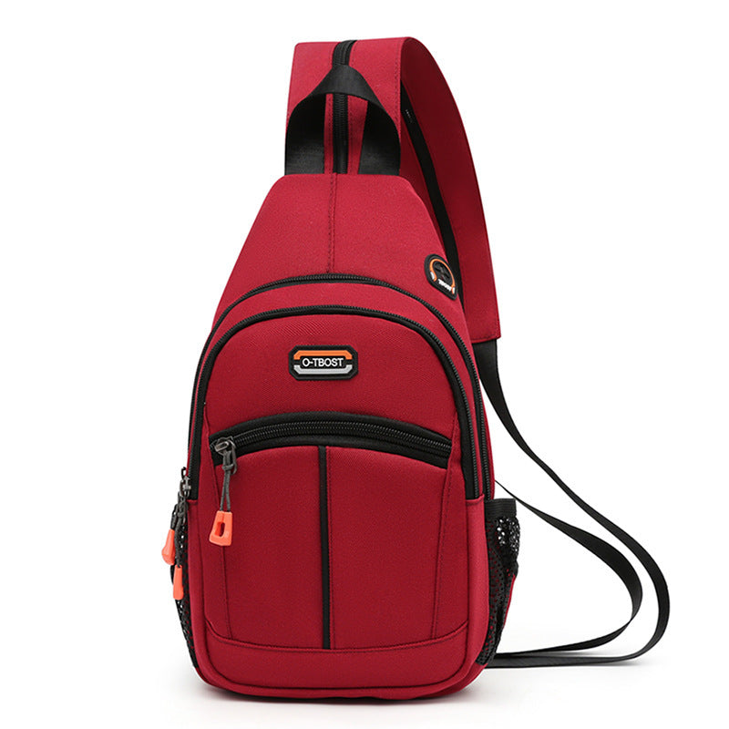 Oxford Sport Backpack Shoulder Bags with USB Design