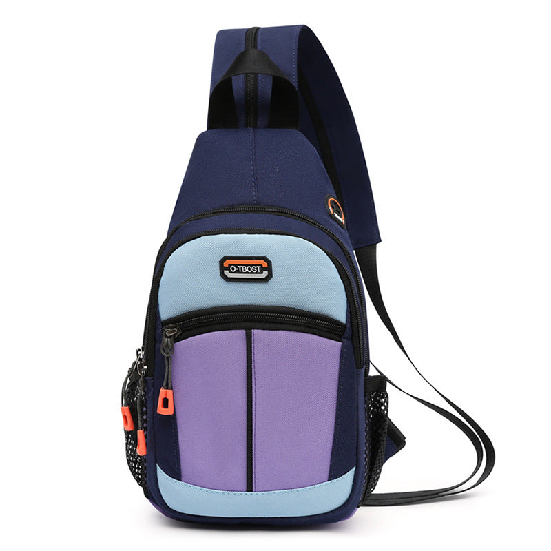 Oxford Sport Backpack Shoulder Bags with USB Design