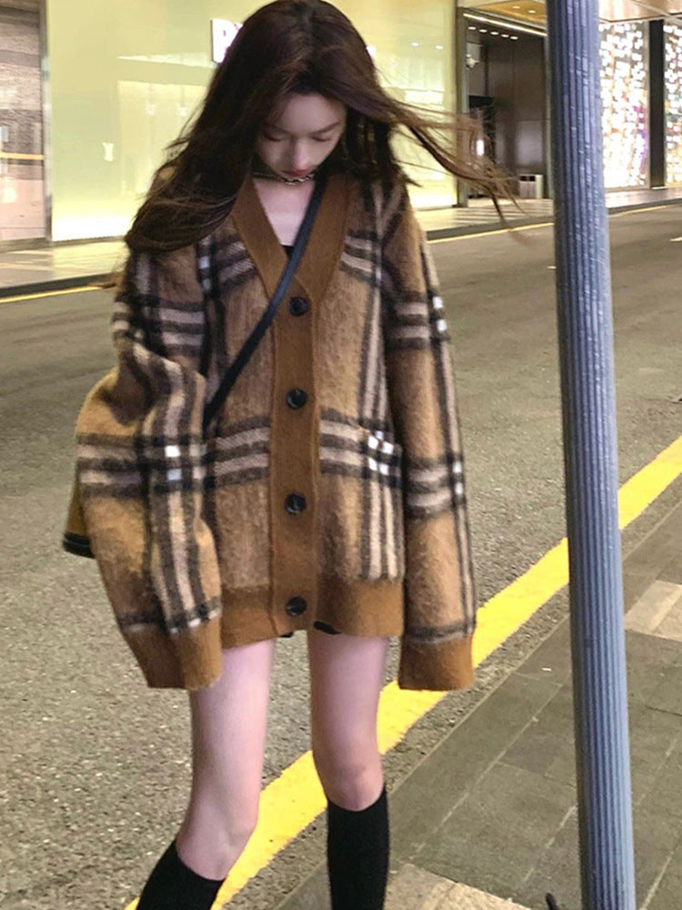 Checkmate Over-Sized Cardigan Jacket