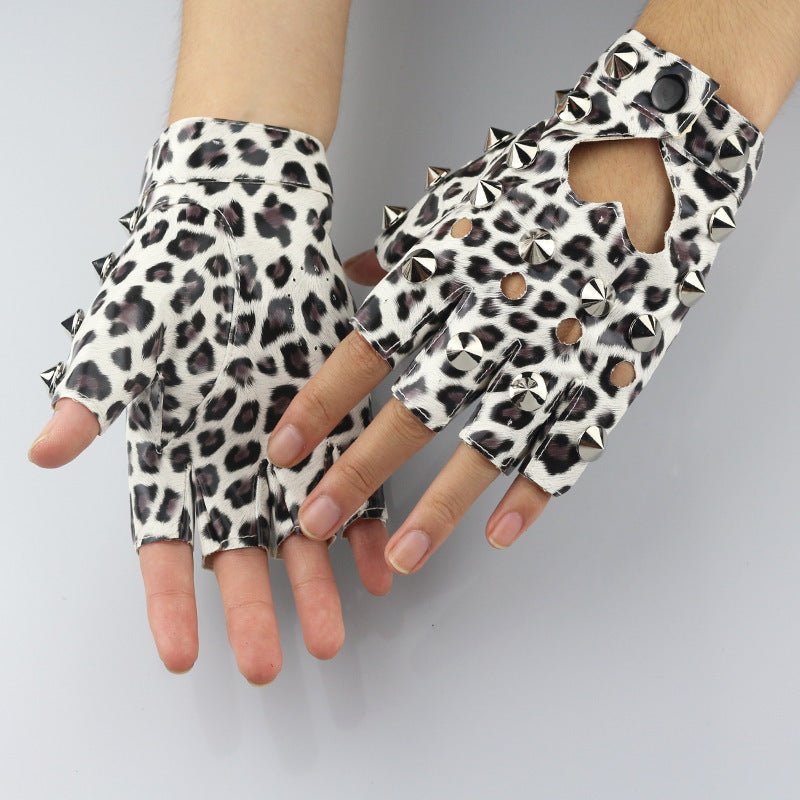 Punk Fingerless Athletic Gloves