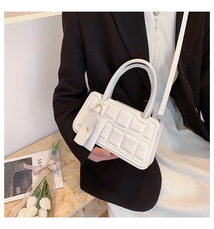 Candy Color Shoulder Bag With Small Wallet - 2 Piece Matching Set.