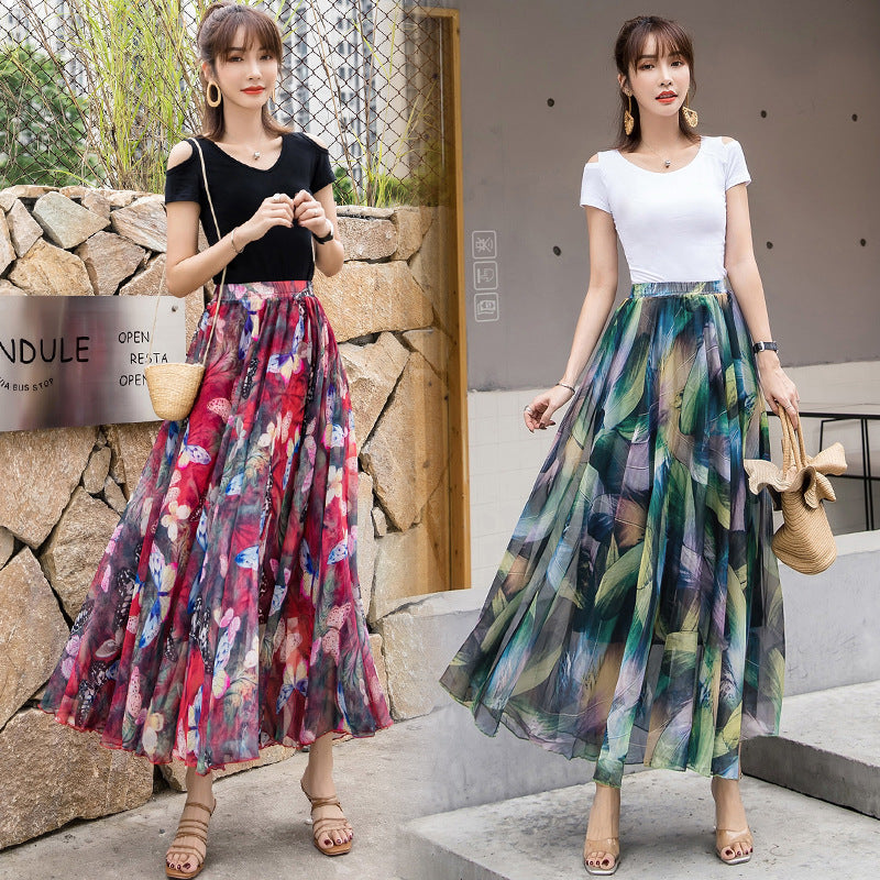 Love Me More Printed Skirt