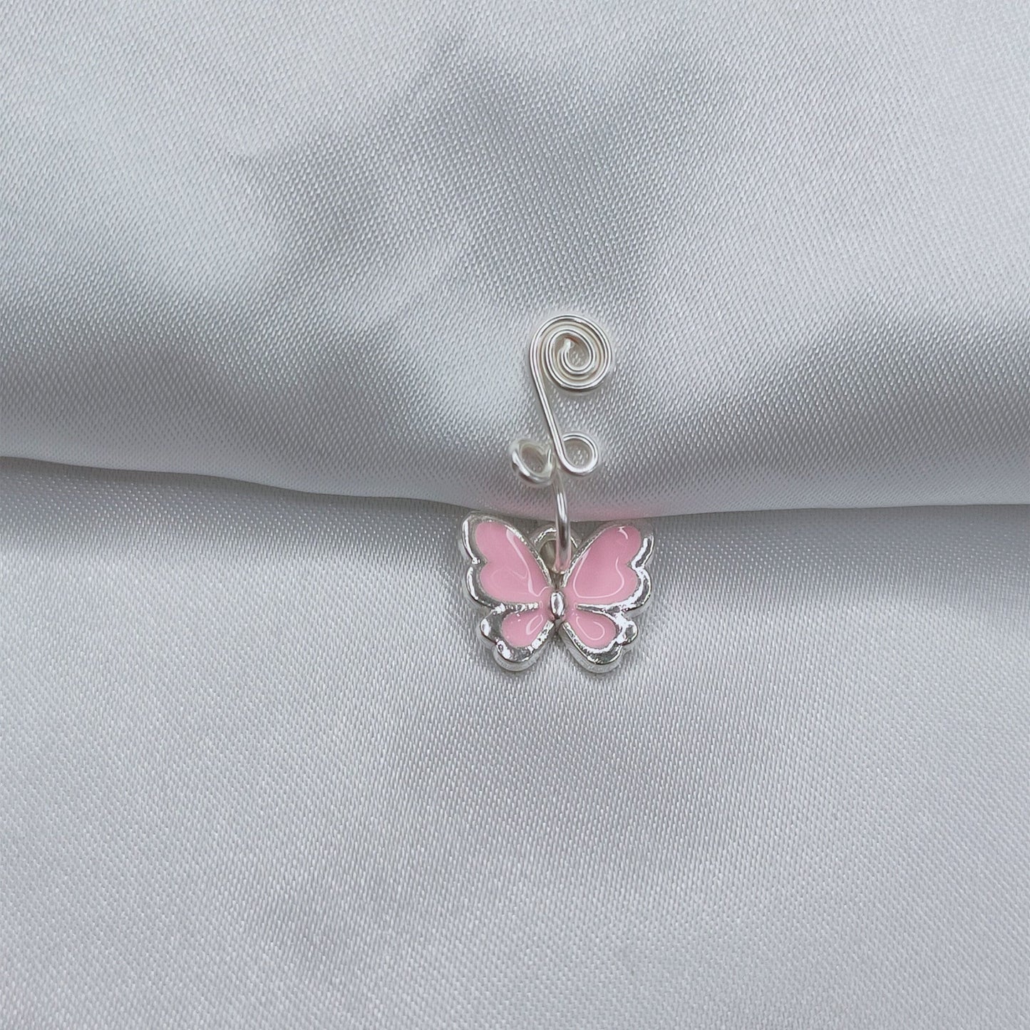 Butterfly Gold-Plated Nose Ring.