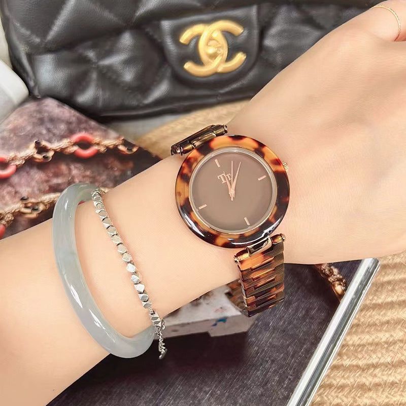 Amber Retro Ladies Watch
