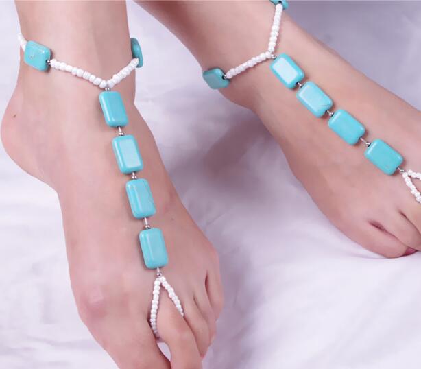 Foot Chain Summer Beach Turquoise Anklet