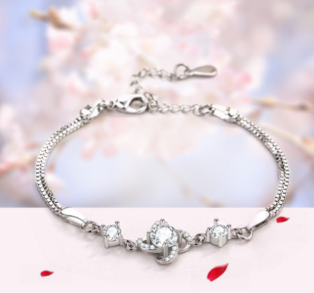 925 Sterling Silver Forever Heart CZ 4 Piece Matching Gift Set - Pendant, Necklace, Earrings, Bracelet.