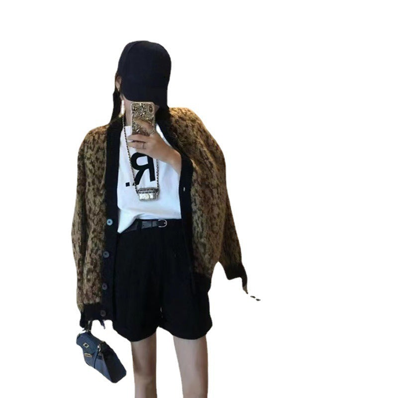 My Flare Faux Mohair Knit Cardigan