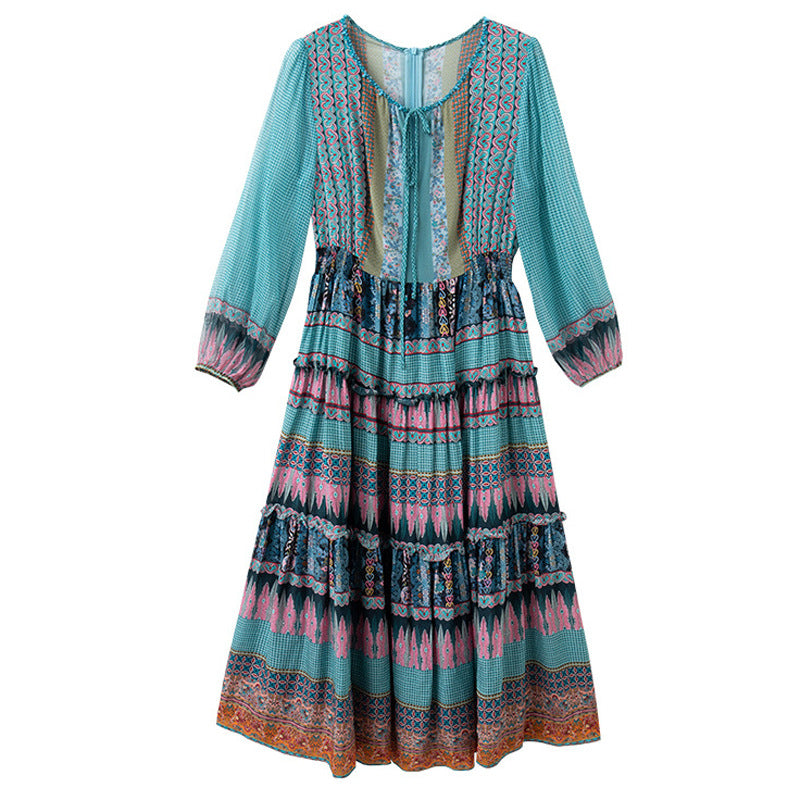 Sophisticated Silk High-end Luxury Dress