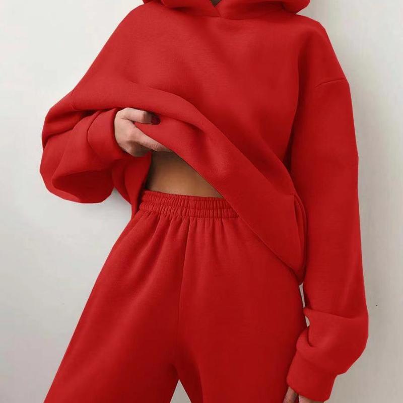 EasyGo Hoodie Drawstring Trouser Two-Piece