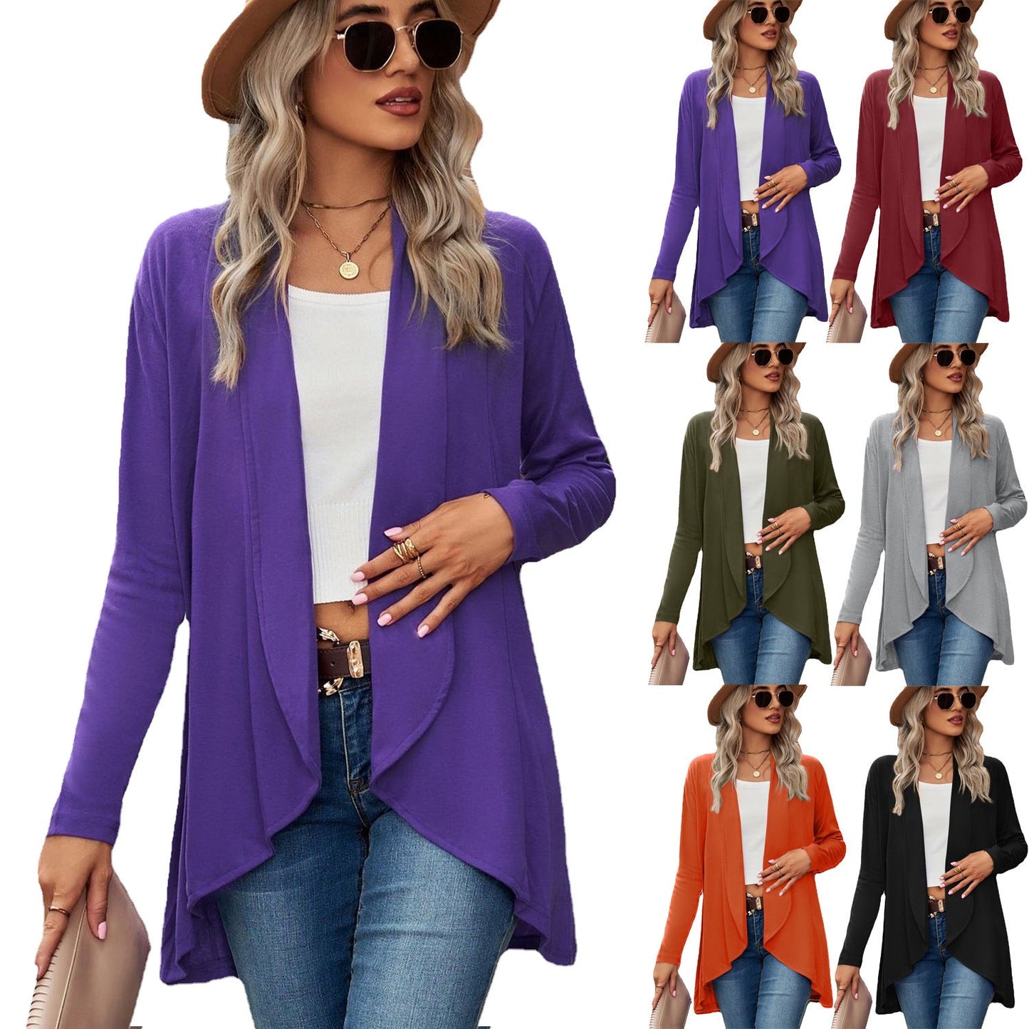 Elegant Loose  Knitted  Cardigan