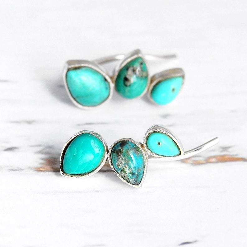 Bohemian Turquoise Earrings For Everyday Simplicity.