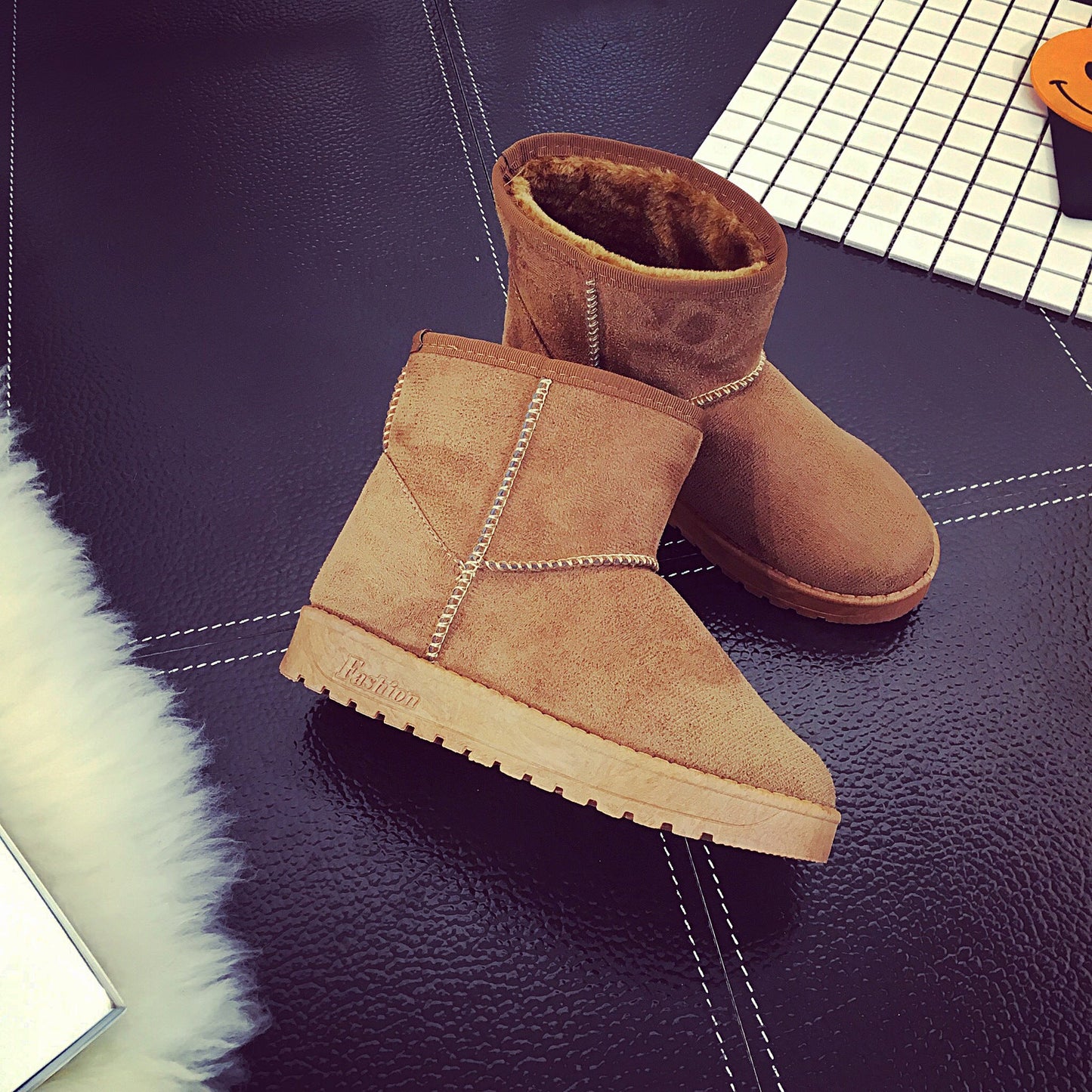 Classic Faux Fur Lined Snow Boots