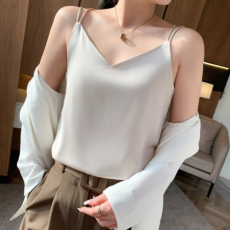 Silk Satin Sleeveless Camisole