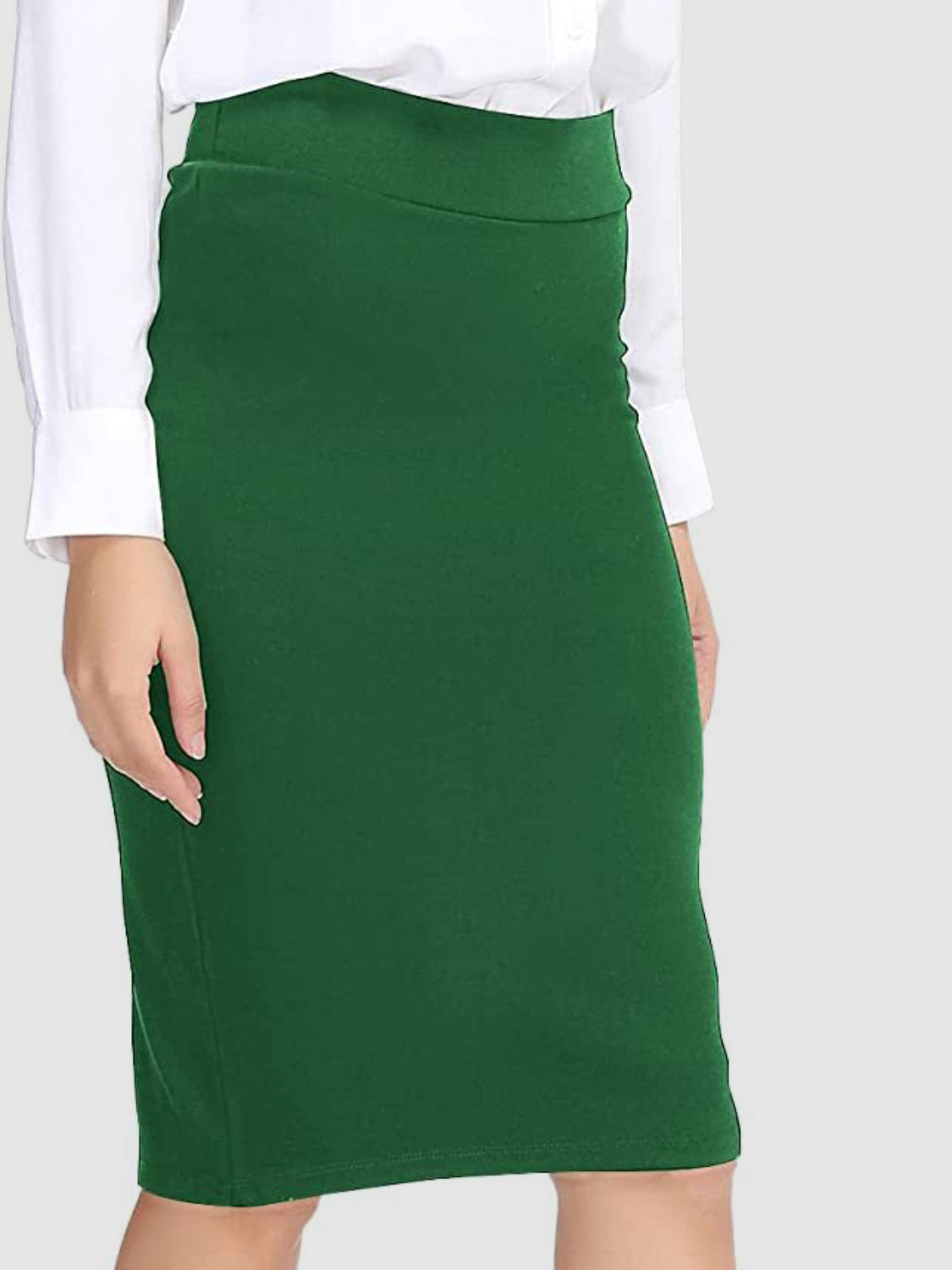 Classic Style  High Waist Wrap Skirt