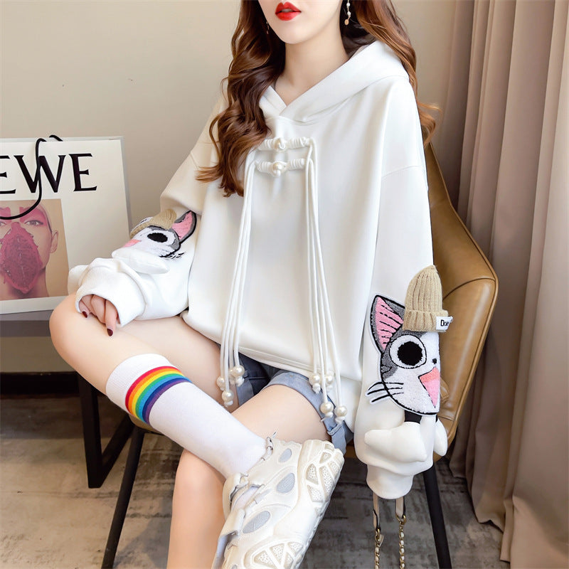 Cat Lover Oversized Hoodie