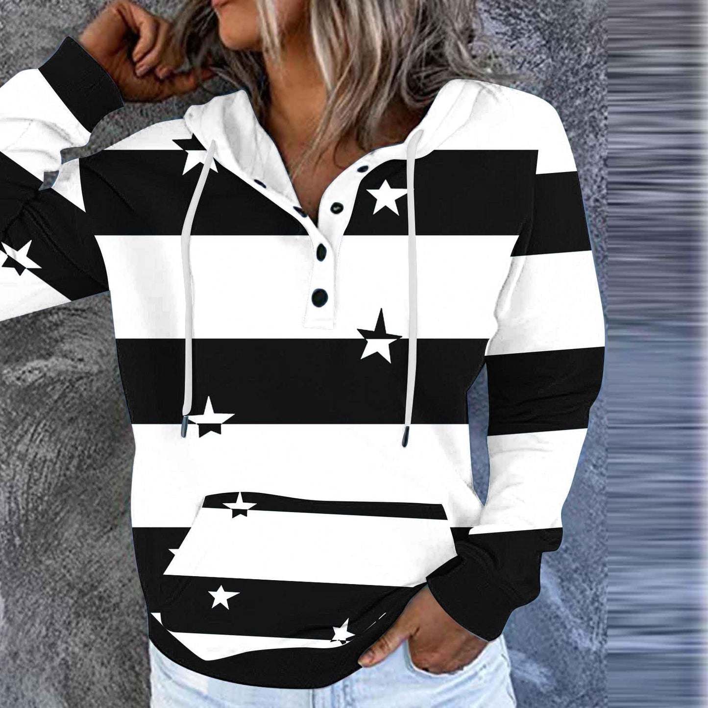 Autumn Button Long Sleeve Sweaters