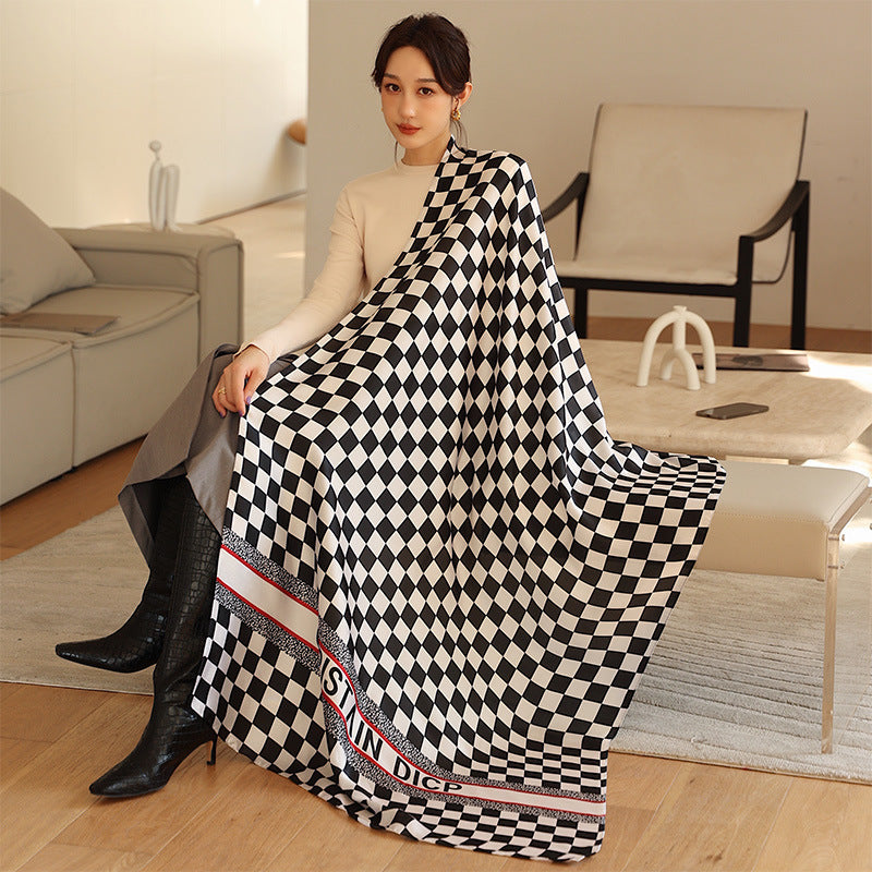 Royal Rich Printed Silk Scarf