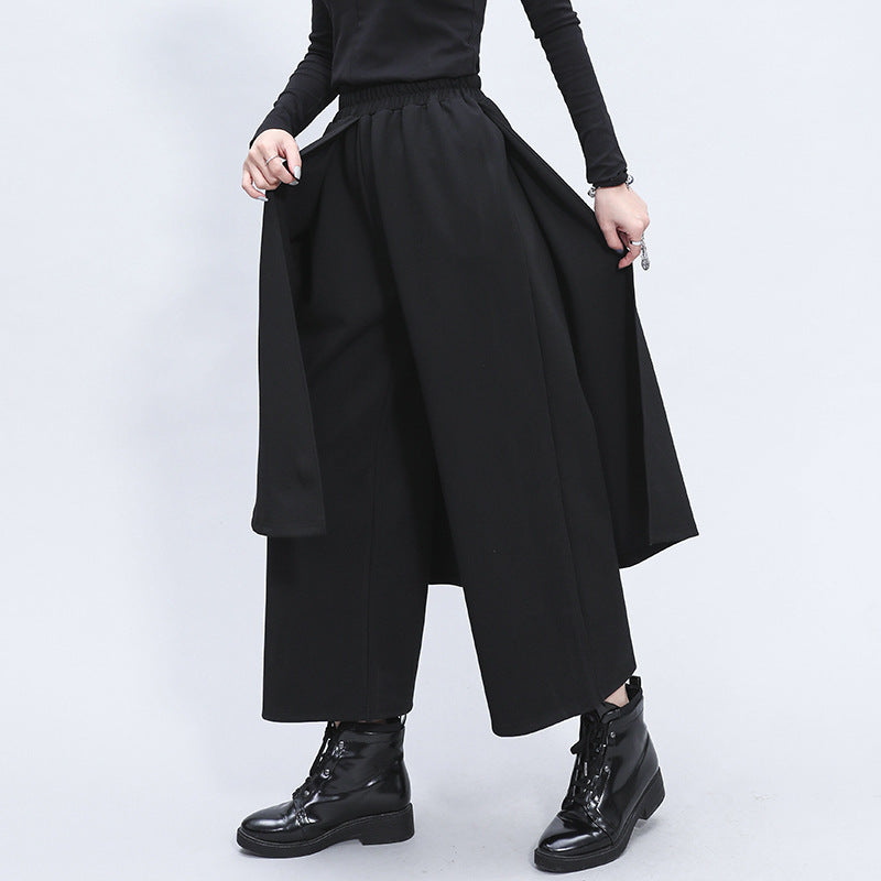 Korean Fashion Straight Nine-point Pants