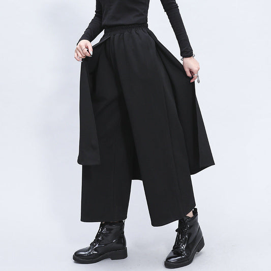 Korean Fashion Straight Nine-point Pants