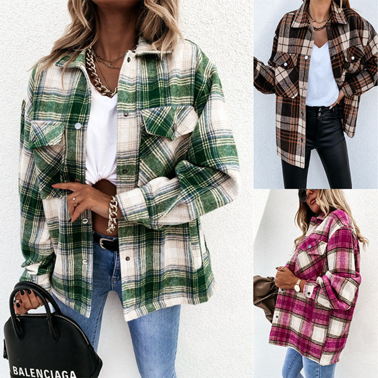 Retro Blaze Plaid Shirt