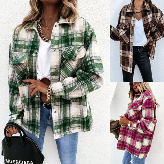 Retro Blaze Plaid Shirt