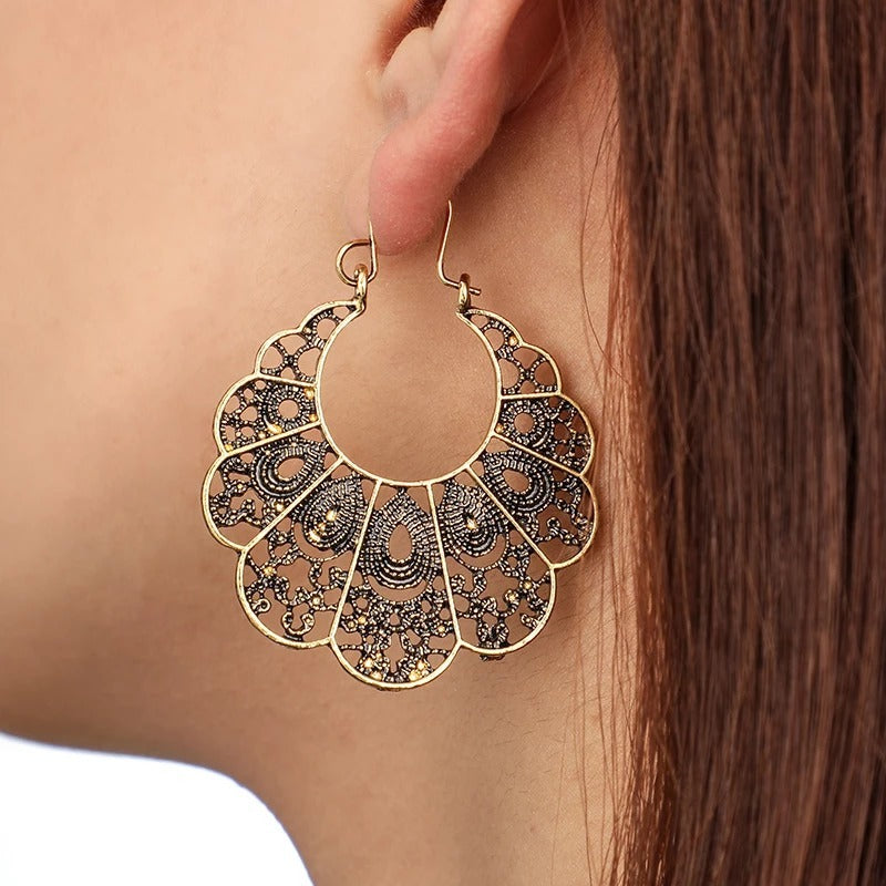 Bohemian Style Vintage Ancient Earrings.