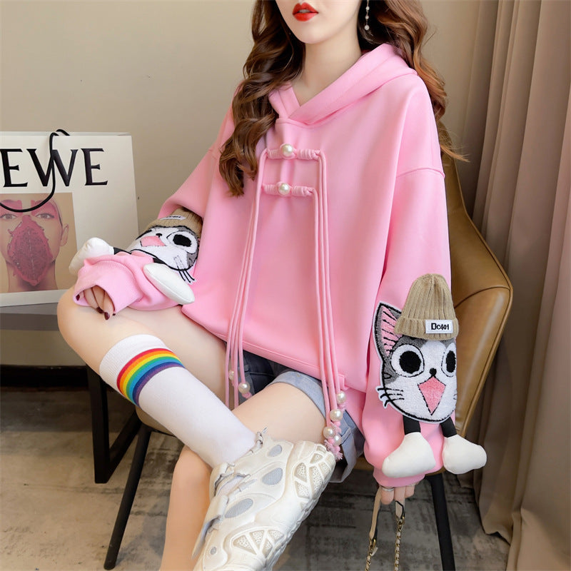 Cat Lover Oversized Hoodie