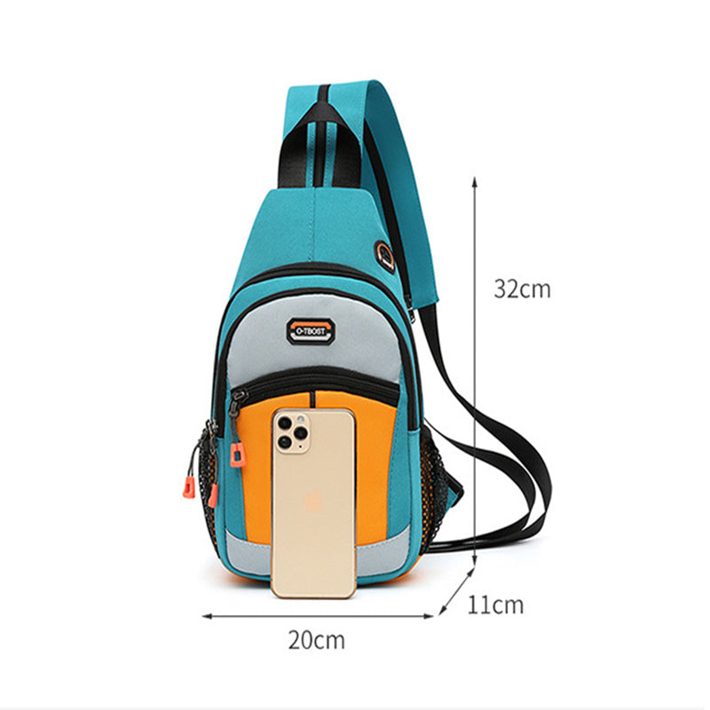 Oxford Sport Backpack Shoulder Bags with USB Design