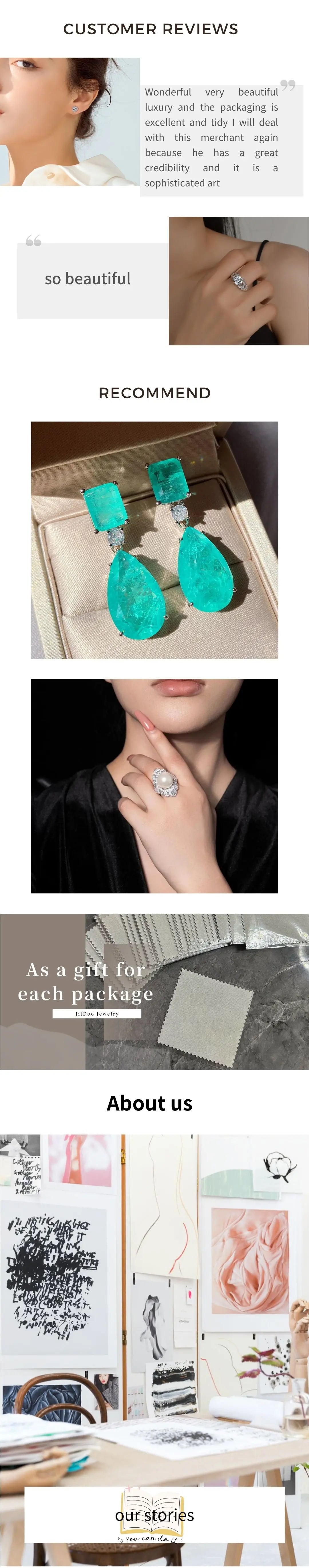 925 Sterling Silver Heart with Big Pearl Earrings, Necklace, Ring Set