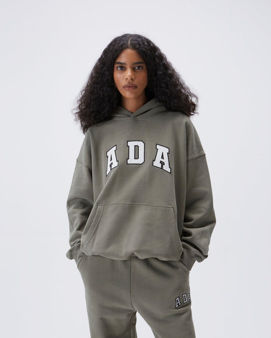 ADA Oversized Hoodie - Olive Green