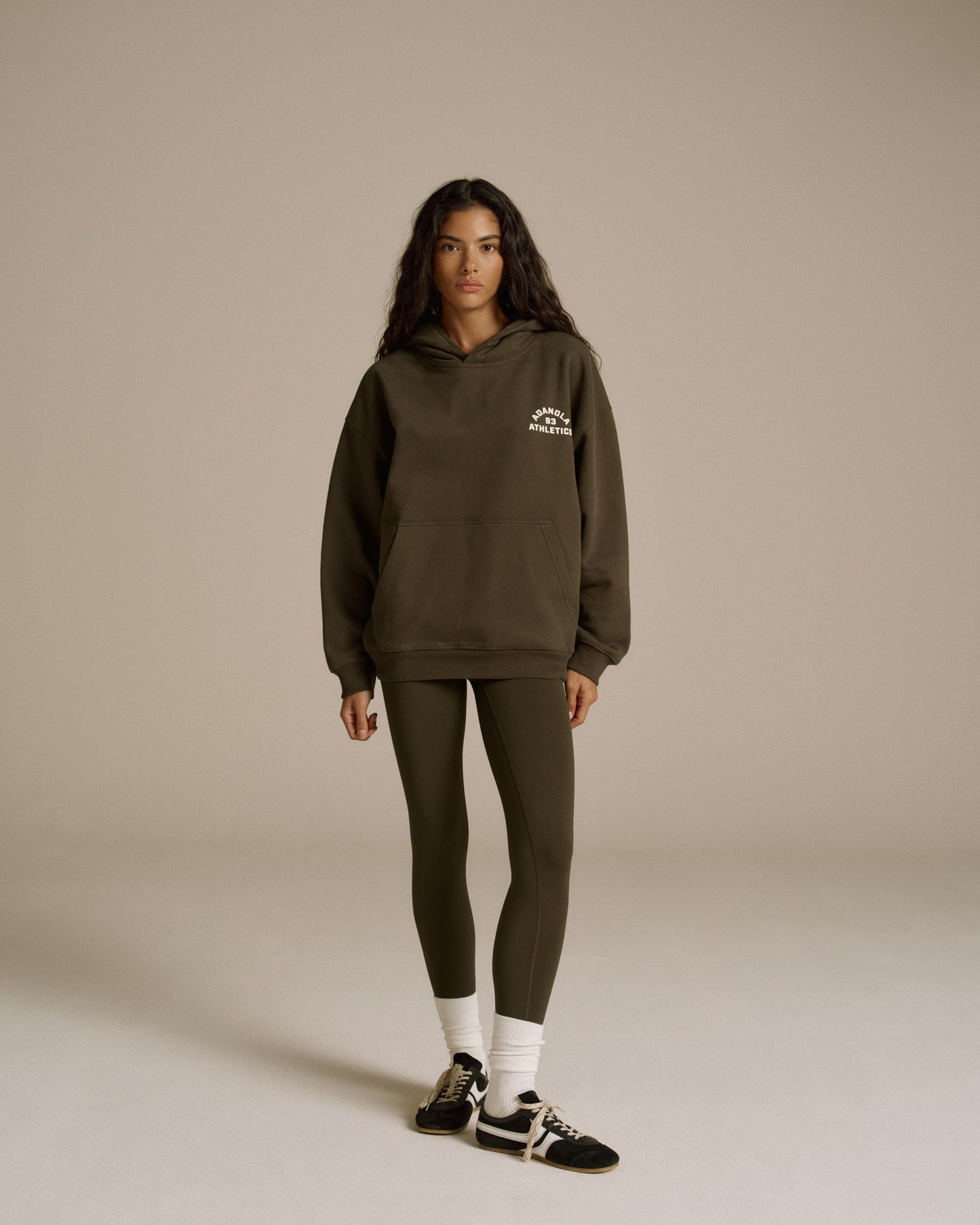 Campus Oversized Hoodie - Fern Green
