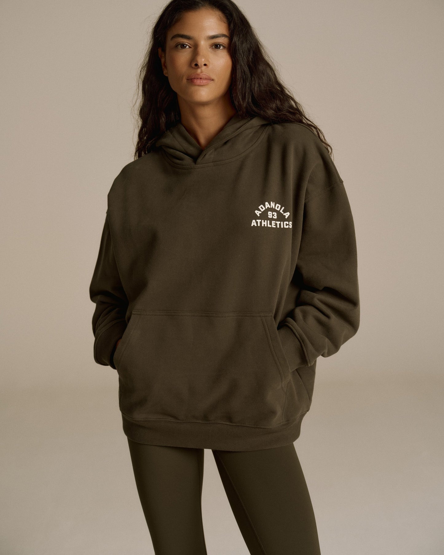 Campus Oversized Hoodie - Fern Green