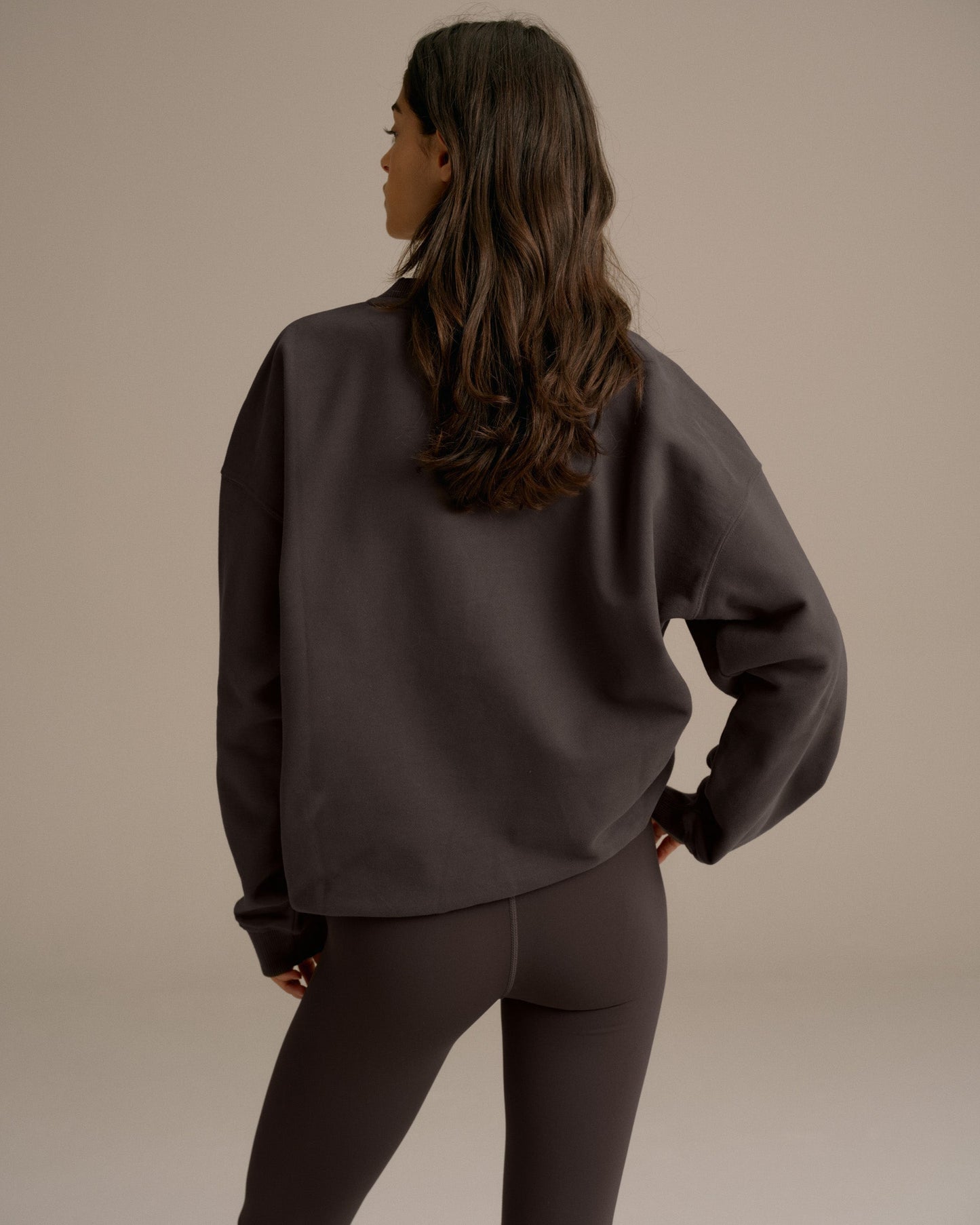 AS Oversized Sweatshirt - Coffee Bean