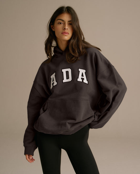 ADA Oversized Hoodie - Coffee Bean