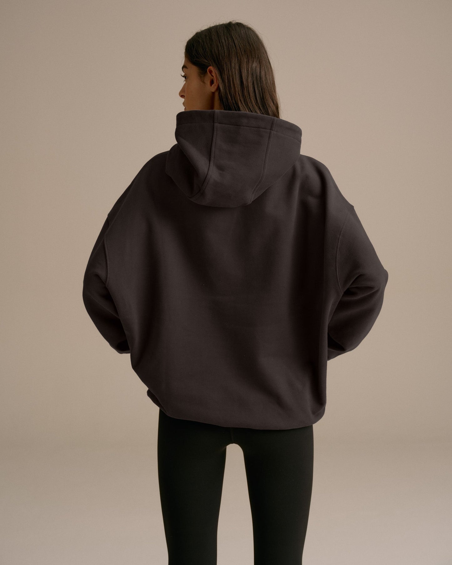 ADA Oversized Hoodie - Coffee Bean