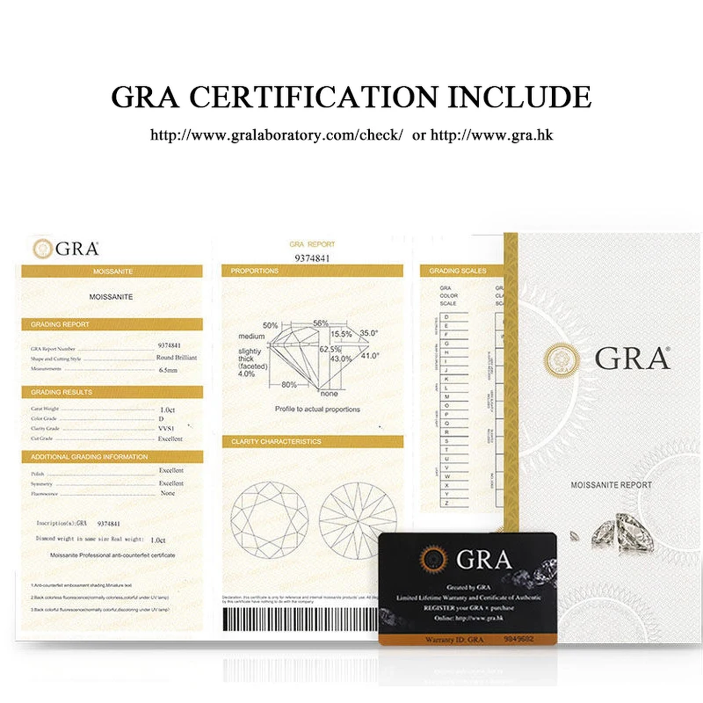 GRA Certified Flawless Moissanite Diamond 925 Sterling Silver Cross Pendant Necklace with Box Chain